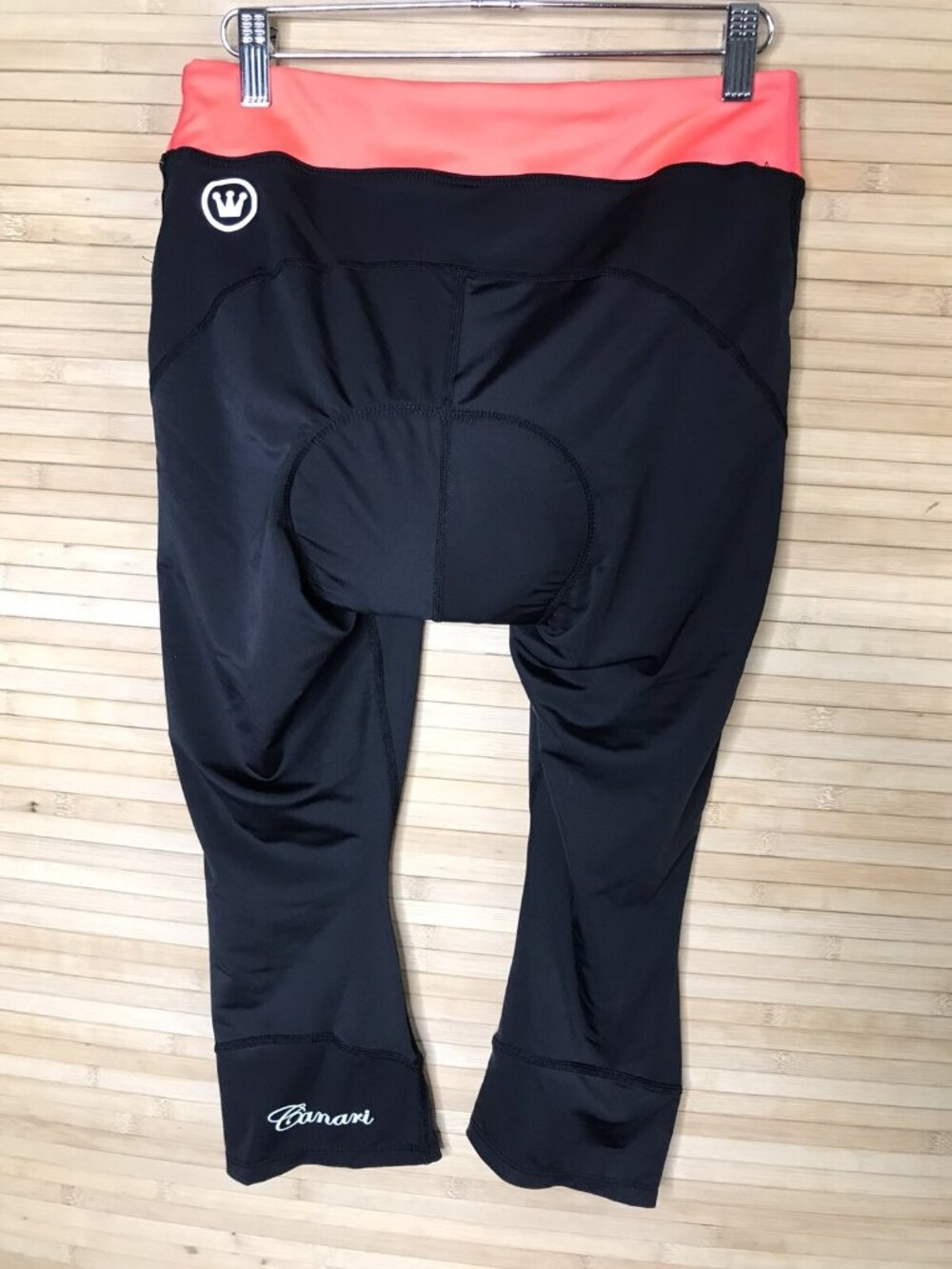 Canari Women's Gel Padded Cycling Capri shorts leggings Size Medium M excellent - Picture 2 of 3